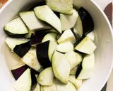 茄子椎茸きな粉レモン味噌味豆腐八宝菜風作り方5写真
