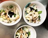 茄子椎茸きな粉レモン味噌味豆腐八宝菜風作り方8写真