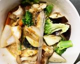 茄子椎茸きな粉甘辛レモン味豆腐八宝菜風作り方14写真