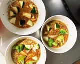 根菜茄子簡単レモンウスター味温野菜サラダ作り方6写真