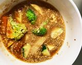 根菜茄子簡単レモンウスター味温野菜サラダ作り方9写真