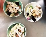 根菜茄子簡単レモンウスター味温野菜サラダ作り方13写真