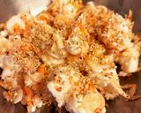 はんぺんとゆで桜エビまんまる焼き　膵炎作り方1写真