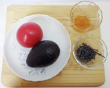 トマトとアボカドの塩昆布和え作り方1写真