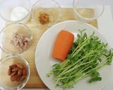 にんじんと豆苗のサラダ作り方1写真