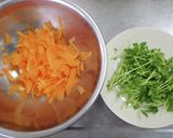 にんじんと豆苗のサラダ作り方2写真