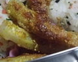 お弁当に♪ちくわのカレー＆チーズマヨ作り方4写真