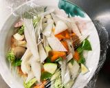 お一人様野菜たっぷりオムライス味親子丼風作り方10写真