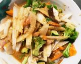 お一人様野菜たっぷりオムライス味親子丼風作り方12写真