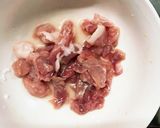 簡単フルーティー梅味豚こま大根青椒肉絲風作り方1写真