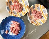 簡単フルーティー梅味豚こま大根青椒肉絲風作り方2写真