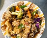 簡単フルーティー梅味豚こま大根青椒肉絲風作り方16写真