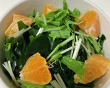 水菜とわかめのマヨポンサラダ作り方3写真