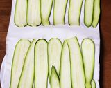 ☆くるくるズッキーニと豚チーズのフライ☆作り方1写真