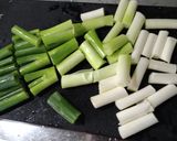 長ネギのマーボー作り方1写真