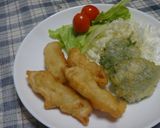 加熱用マグロで☆沖縄風天ぷら♪作り方5写真