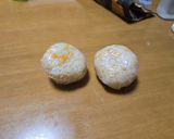 麺つゆ天かす鰹節おにぎり作り方3写真