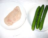 鶏キュウリのオイスターソース炒め♪簡単作り方1写真