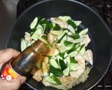 鶏キュウリのオイスターソース炒め♪簡単作り方5写真