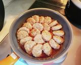 簡単煮込みハンバーグ　ミニ作り方5写真