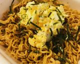 カップ麺●マヨ玉ソース焼きそば作り方2写真