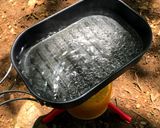 ▲山ごはん▲缶詰アヒージョ焼きそば作り方1写真