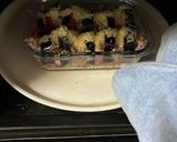 あっさり◎ナスとトマトと挽肉の重ね焼き作り方7写真