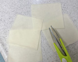 春巻きの皮でとうもろこしのツナ玉ピザ作り方3写真