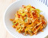 ピーマンとにんじんの南蛮ツナ炒め作り方4写真