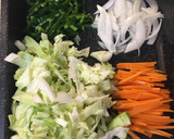 給食の「豚のしょうが焼き」♡野菜たっぷり作り方1写真