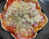 余った餃子の皮でクリスピーピザ作り方4写真
