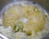 簡単！冷製パスタ　ズッキーニトマト作り方2写真