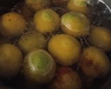 ふっくらまんまる　蜂蜜で煮る梅煮作り方4写真