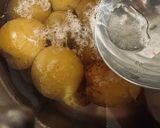 ふっくらまんまる　蜂蜜で煮る梅煮作り方6写真
