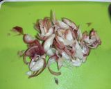茄子と茗荷と豚肉のかき玉味噌汁作り方2写真