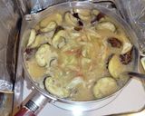茄子と茗荷と豚肉のかき玉味噌汁作り方7写真
