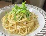 大葉とみょうがの和風オイルパスタ作り方4写真