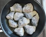 簡単節約☆冷凍サバの揚げない塩唐揚げ。作り方5写真