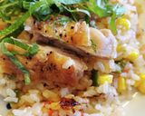 フライパンでチキンピラフ作り方6写真