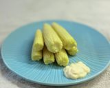 茹で♪ヤングコーンはマヨネーズ♪作り方7写真