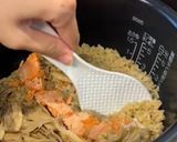 【腸活】鮭と舞茸の炊き込ごはん作り方8写真