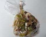 セロリとみょうがの塩昆布和え作り方2写真
