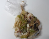 セロリとみょうがの塩昆布和え作り方2写真