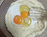 ★低糖質！チョコかけ＊アーモンドケーキ＊作り方2写真