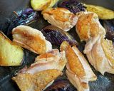 鶏もも肉と茄子のみぞれ煮作り方5写真
