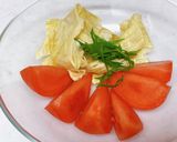 生湯葉とトマトの白出汁サラダ作り方4写真