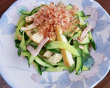 厚揚げとキュウリの簡単塩炒め作り方5写真