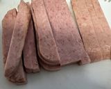 缶詰アイデア。簡単スパムフライ！作り方1写真
