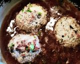和風餡掛けチーズinグリルハンバーグ作り方2写真