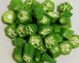 レンジで簡単！オクラおかか和え作り方1写真